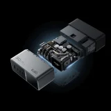 5 az 1-ben töltőállomás digitális kijelzővel, USB-A, USB-C, 300 W – ezüst 10