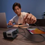 5 az 1-ben töltőállomás digitális kijelzővel, USB-A, USB-C, 300 W – ezüst 5