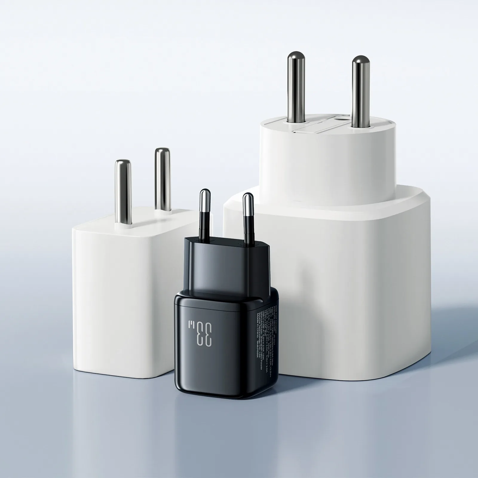 33-W-Wandladegerät (USB-A auf USB-C) – schwarz 10