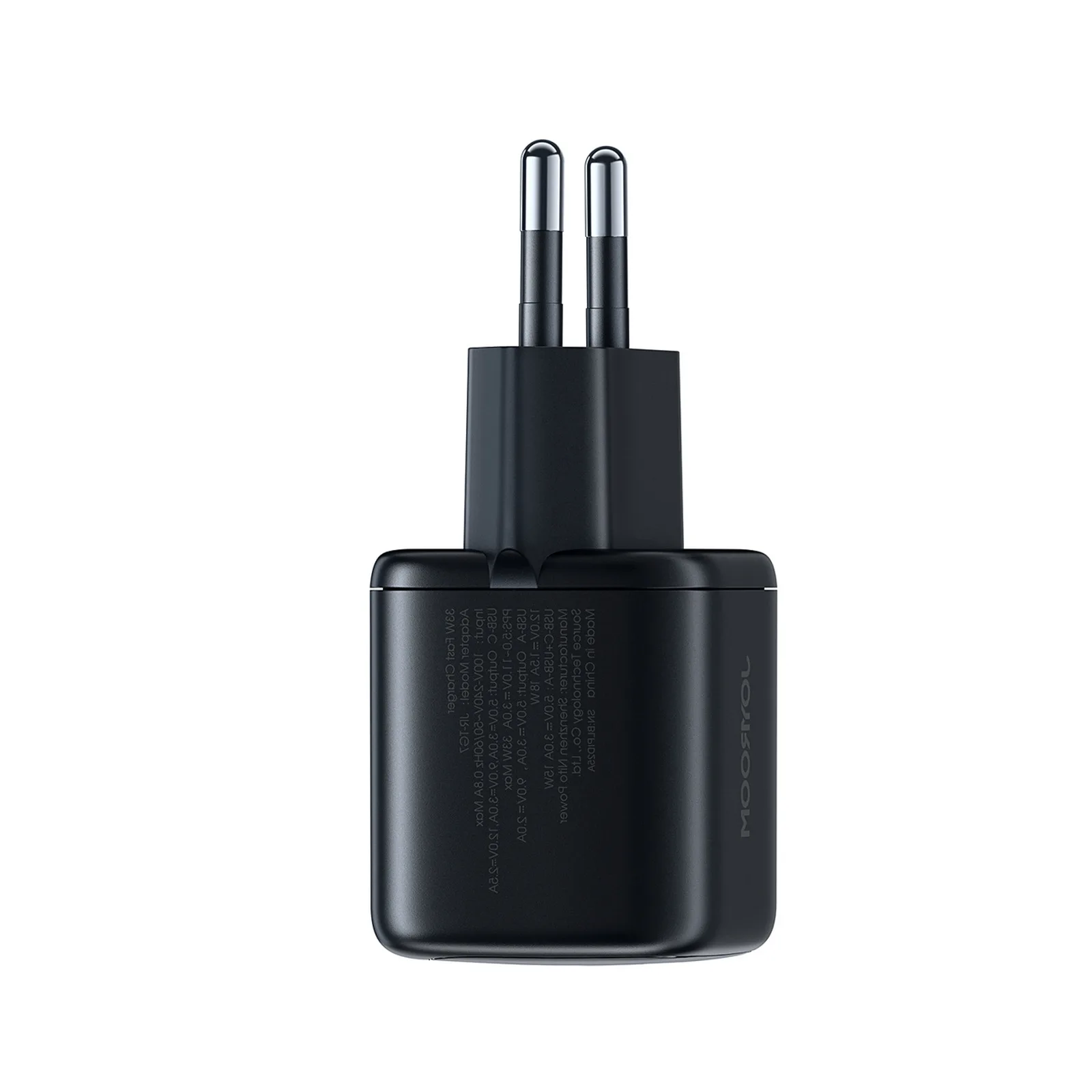 33-W-Wandladegerät (USB-A auf USB-C) – schwarz 3
