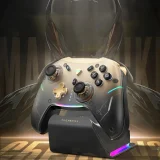 G5Pro Premium Edition Wireless Gaming-Controller mit Ladestation – Schwarz und Gold 8