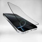 Szkło hybrydowe z czarną ramką do iPhone 16 Pro Max Flexible Glass D3O 3