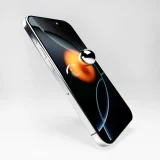 Szkło hybrydowe z czarną ramką do iPhone 16 Pro Max Flexible Glass D3O 5