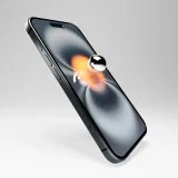 Sticlă hibridă cu ramă neagră pentru iPhone 16 Plus / iPhone 15 Pro Max / iPhone 15 Plus Sticlă flexibilă D3O 7