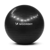 minge de exerciții de 65 cm pentru reabilitare cu pompă - negru