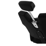 Scaun de frizerie profesional TURIN Physa negru, pivotant, cu suport pentru picioare 7