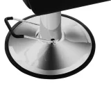 Scaun de frizerie profesional TURIN Physa negru, pivotant, cu suport pentru picioare 10