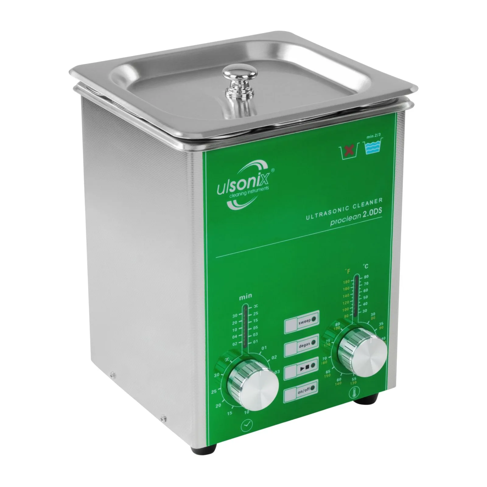 PROCLEAN 2.0DS DEGAS SWEEP ultrahangos tisztító, 2 l űrtartalommal