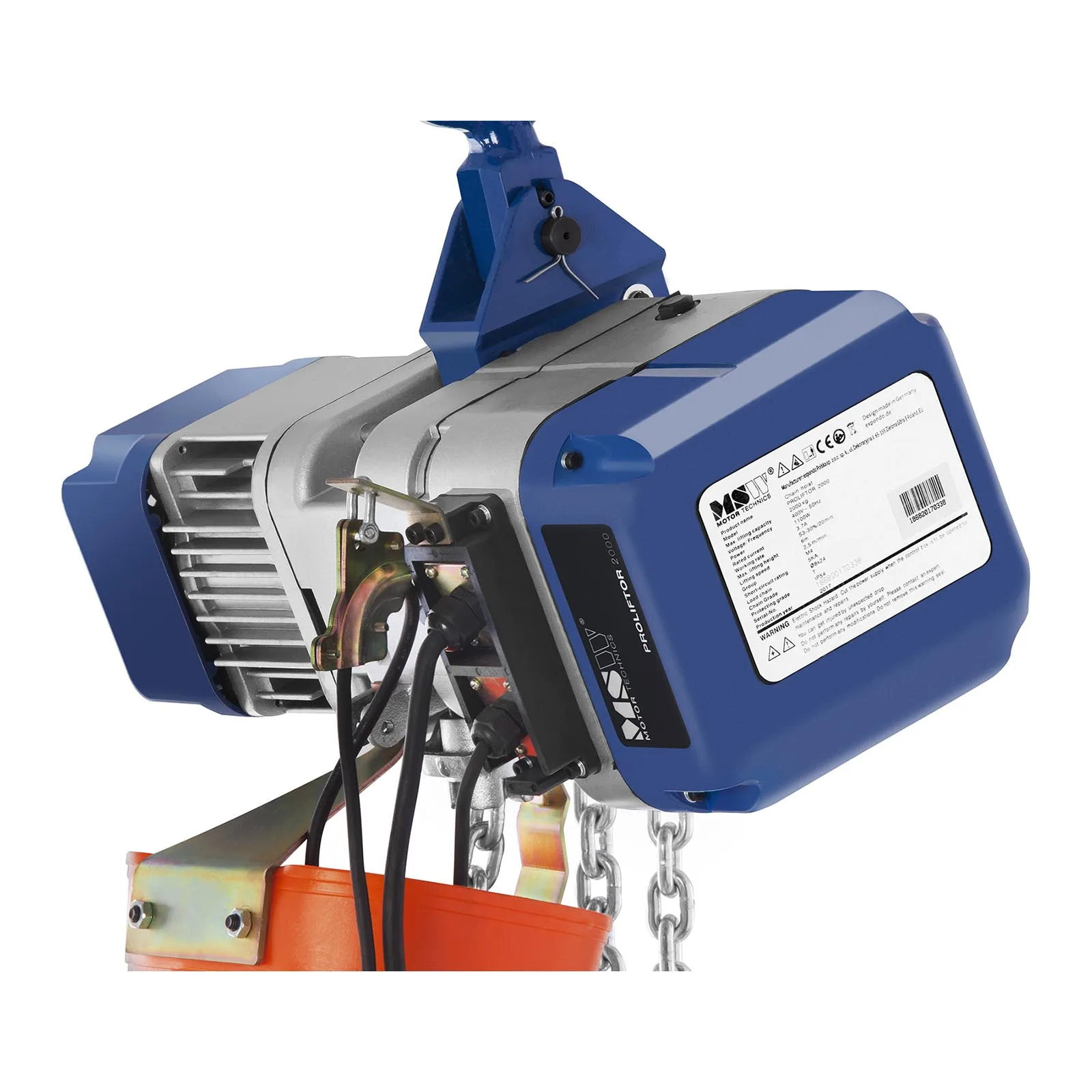 Palan electric cu lanț 2000 kg 6 m PROLIFTOR 2000 MSW 5
