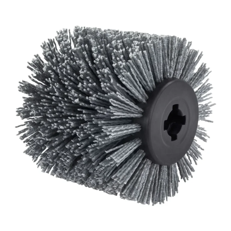 Csiszolóhenger, nylon hengeres kefe szatén felületkezeléshez, 120x100 mm