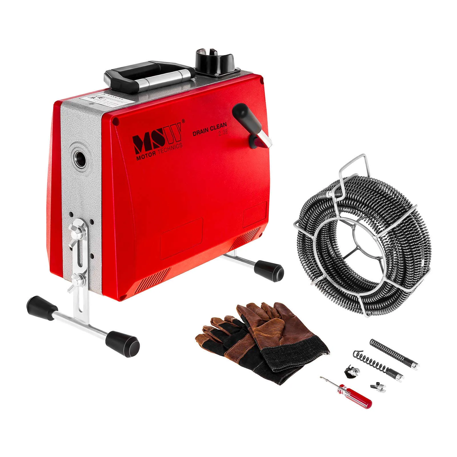 390 W-os elektromos csőtisztító csövekhez, 30–100 mm átmérőjű, MSW-DRAIN CLEAN 2.3E