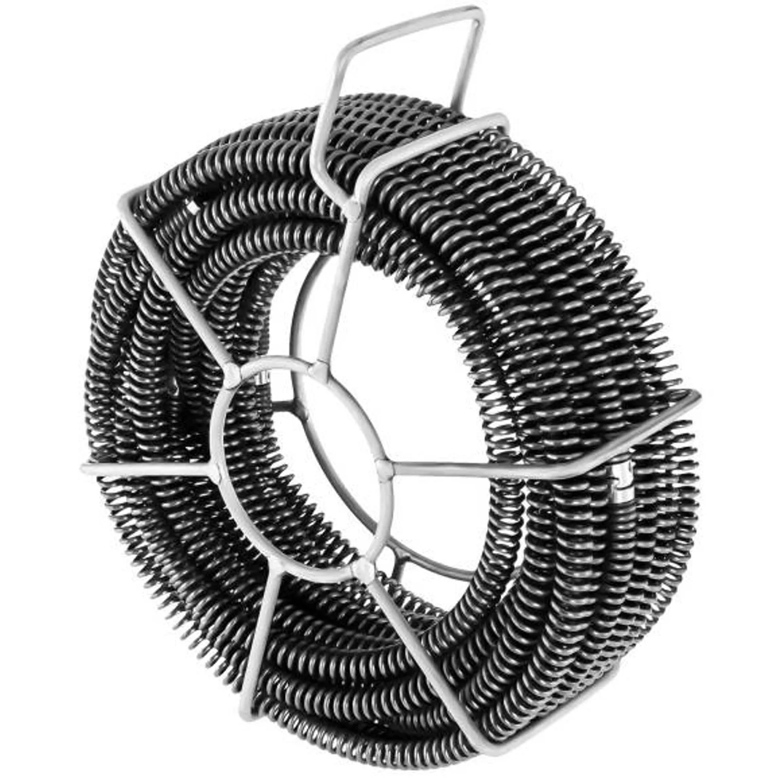 Rugós spirálcsőtisztító vízvezetékekhez, 6 x 2,45 m, 16 mm átmérőjű KÉSZLET