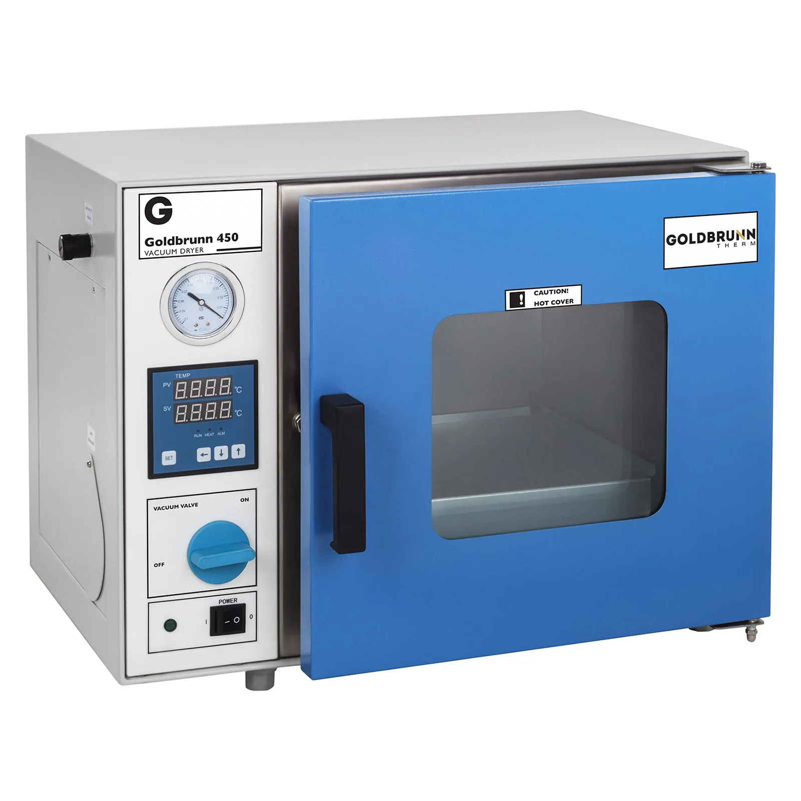 Goldbrunn 450 W-os, 20 literes laboratóriumi vákuumszárító