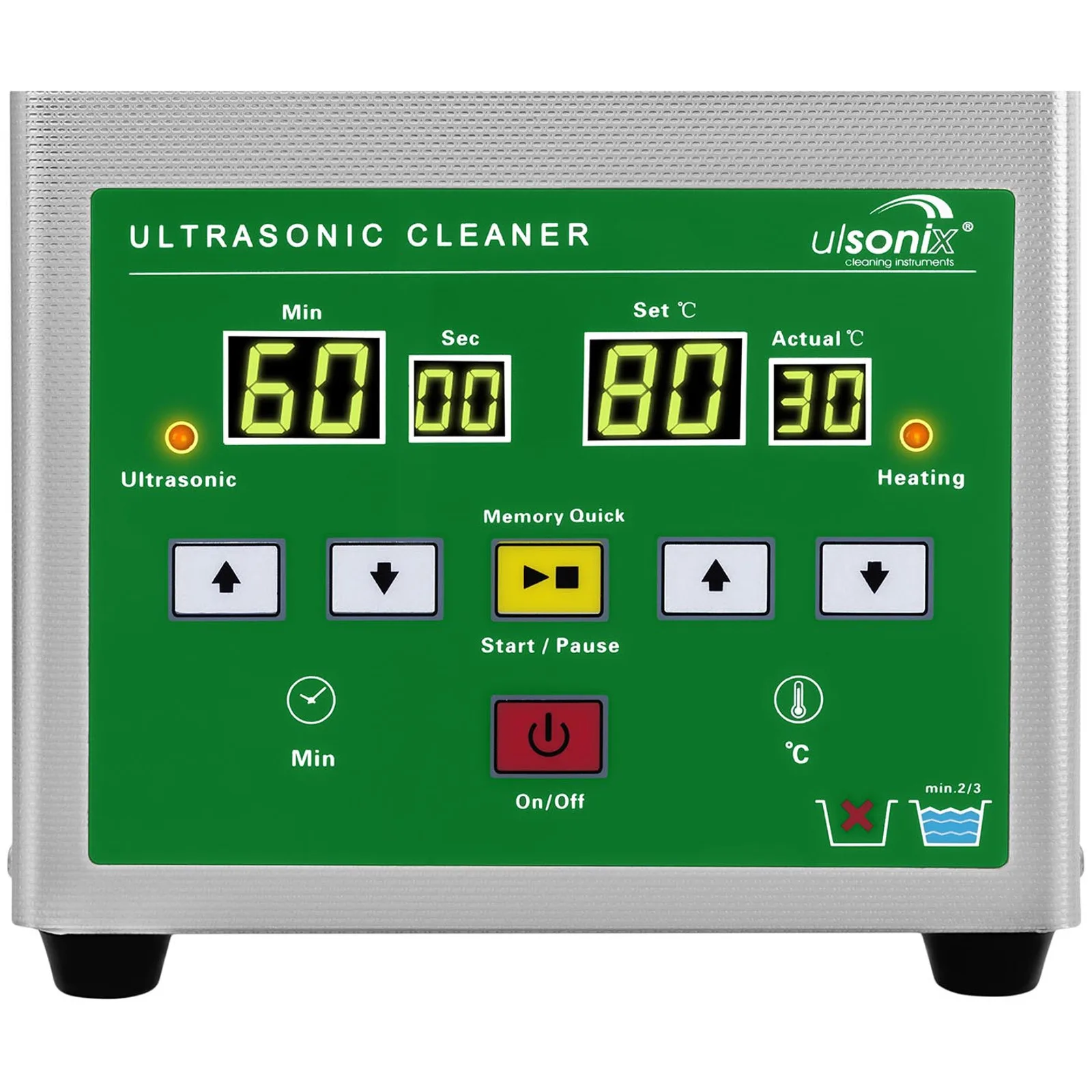 Ulsonix PROCLEAN 2.0 ECO 2L Rezervor de curățare cu ultrasunete 3