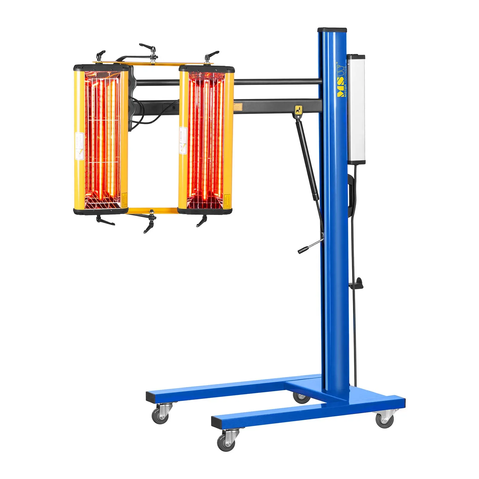 2200 W-os IR-DRYER2000.1 infravörös hőlámpa festék szárításához, állvánnyal 5