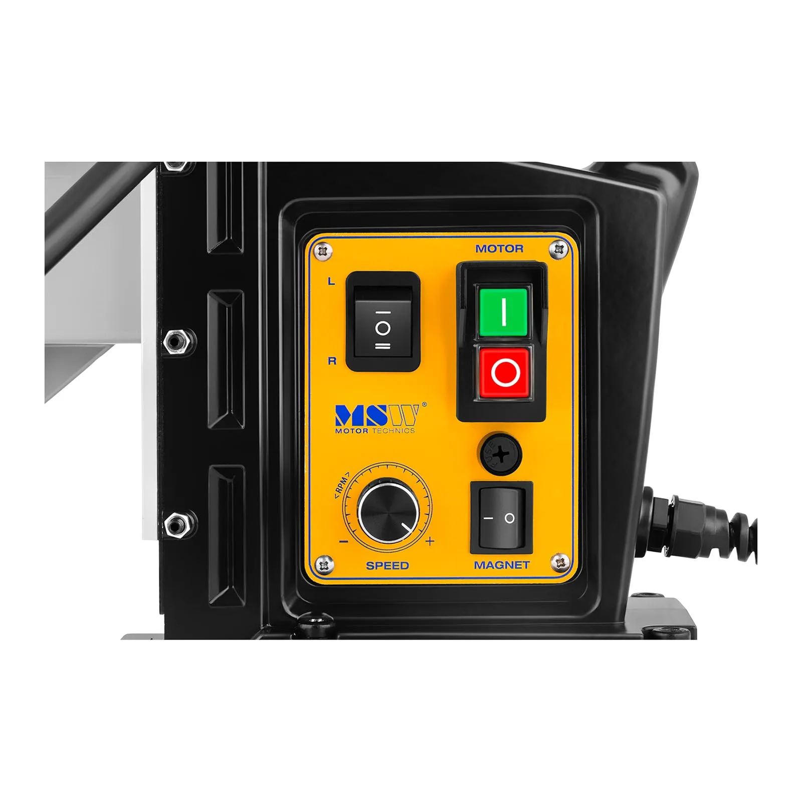 Burghiu magnetic cu bază magnetică + geantă de transport 1300W MSW-MD32-PRO 5