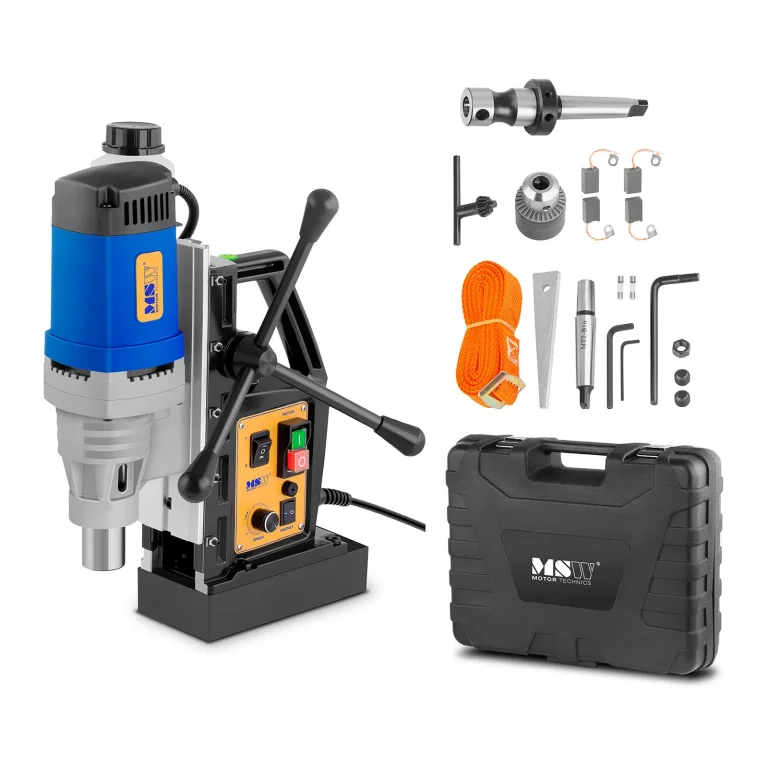 Mágneses fúrógép mágneses talppal + hordtáska 1680 W MSW-MD60-PRO