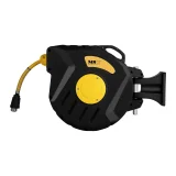 Rolă automată de perete cu furtun pneumatic pentru compresor, racord de 1/4", lungime 22 m 3