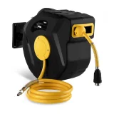 Rolă automată de perete cu furtun pneumatic pentru compresor, racord de 1/4", lungime 22 m 2