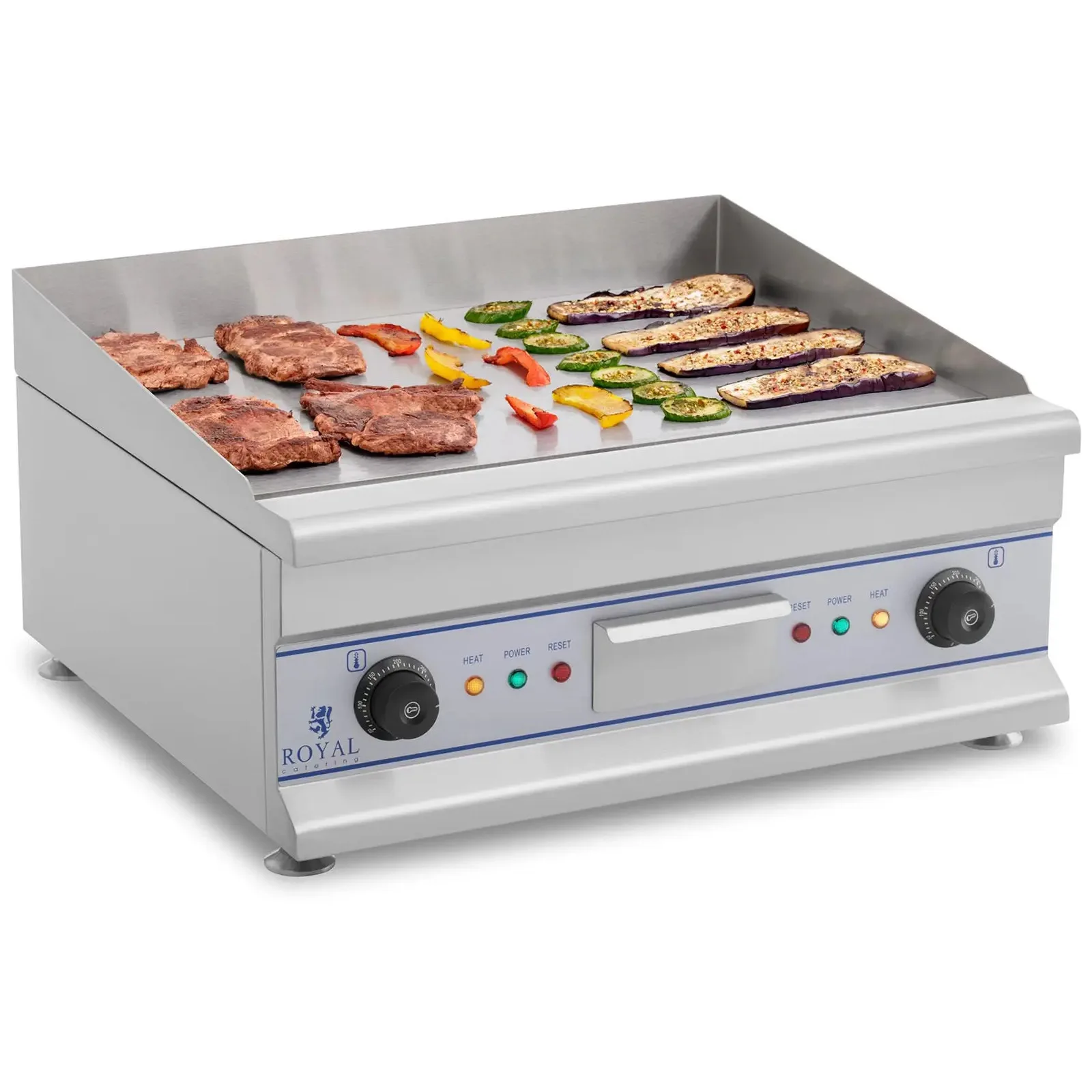 Kettős elektromos grilllap, 60 cm