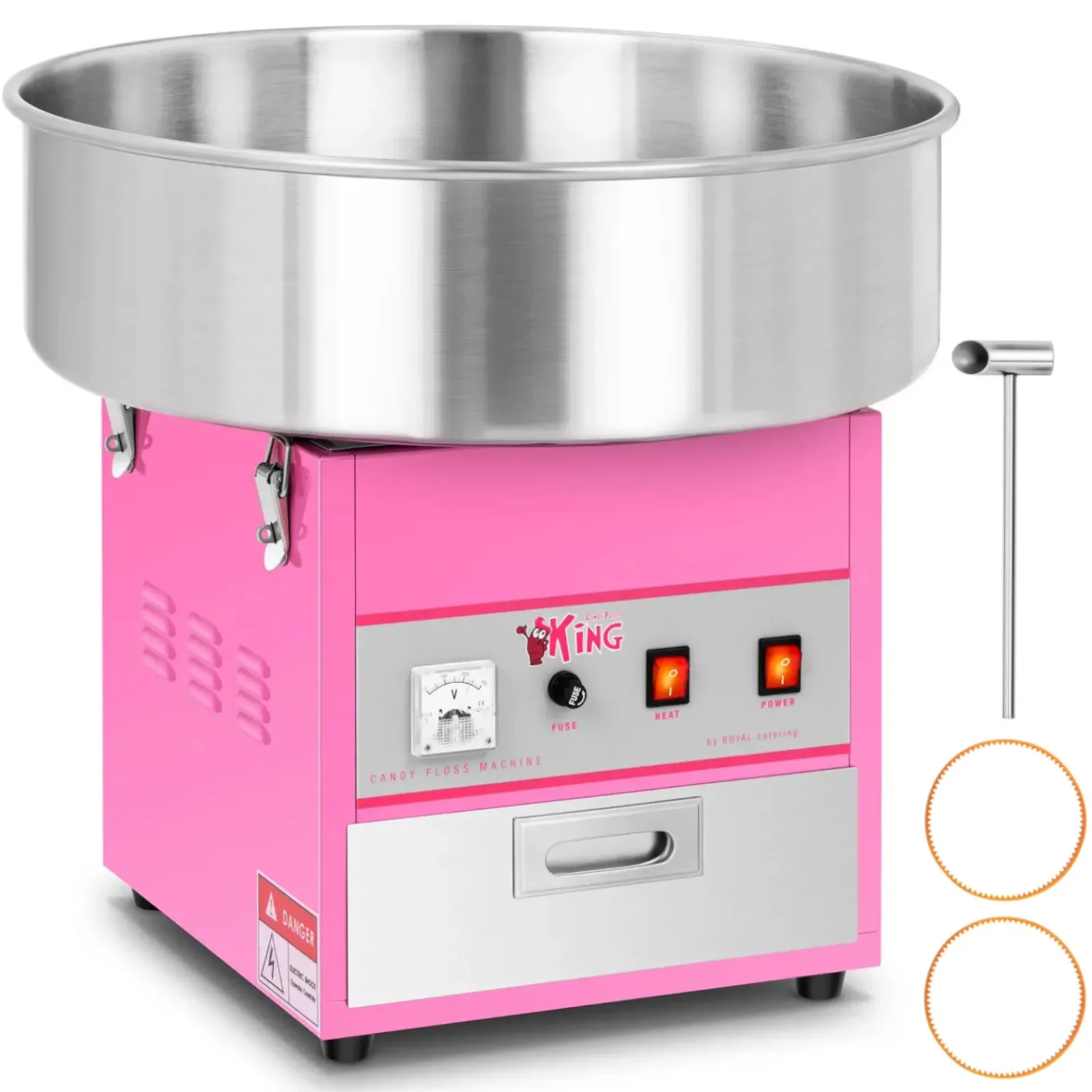 Elektrische Zuckerwattemaschine ohne Deckel Elektrische Zuckerwattemaschine ohne Deckel