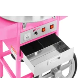 Mobile Zuckerwattemaschine ohne Abdeckung, auf Rädern 3