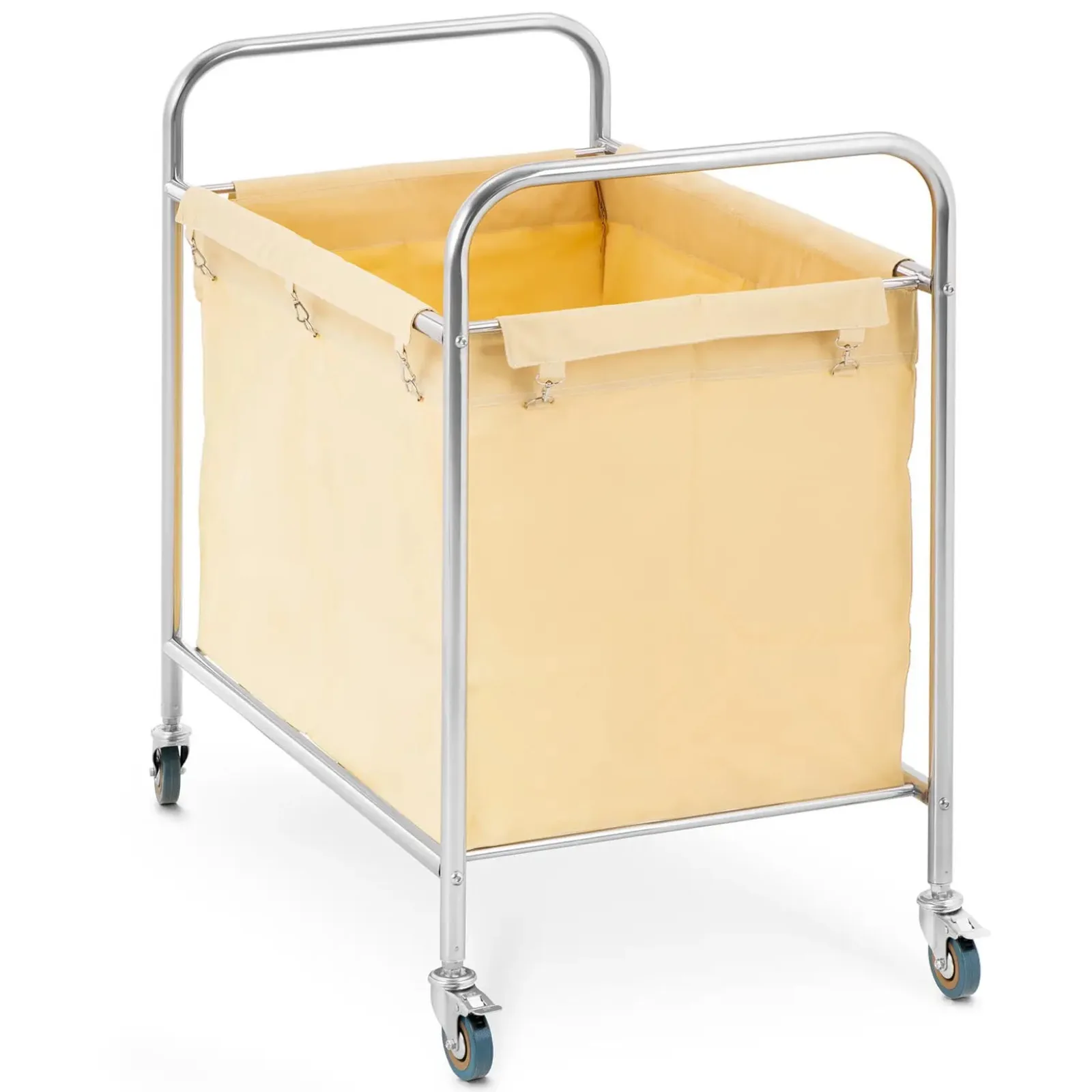 Rozsdamentes acél mosodai kocsi, 250 l