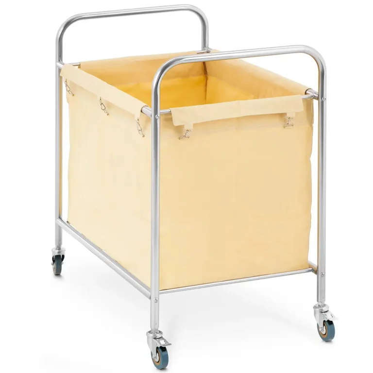 Rozsdamentes acél mosodai kocsi, 250 l