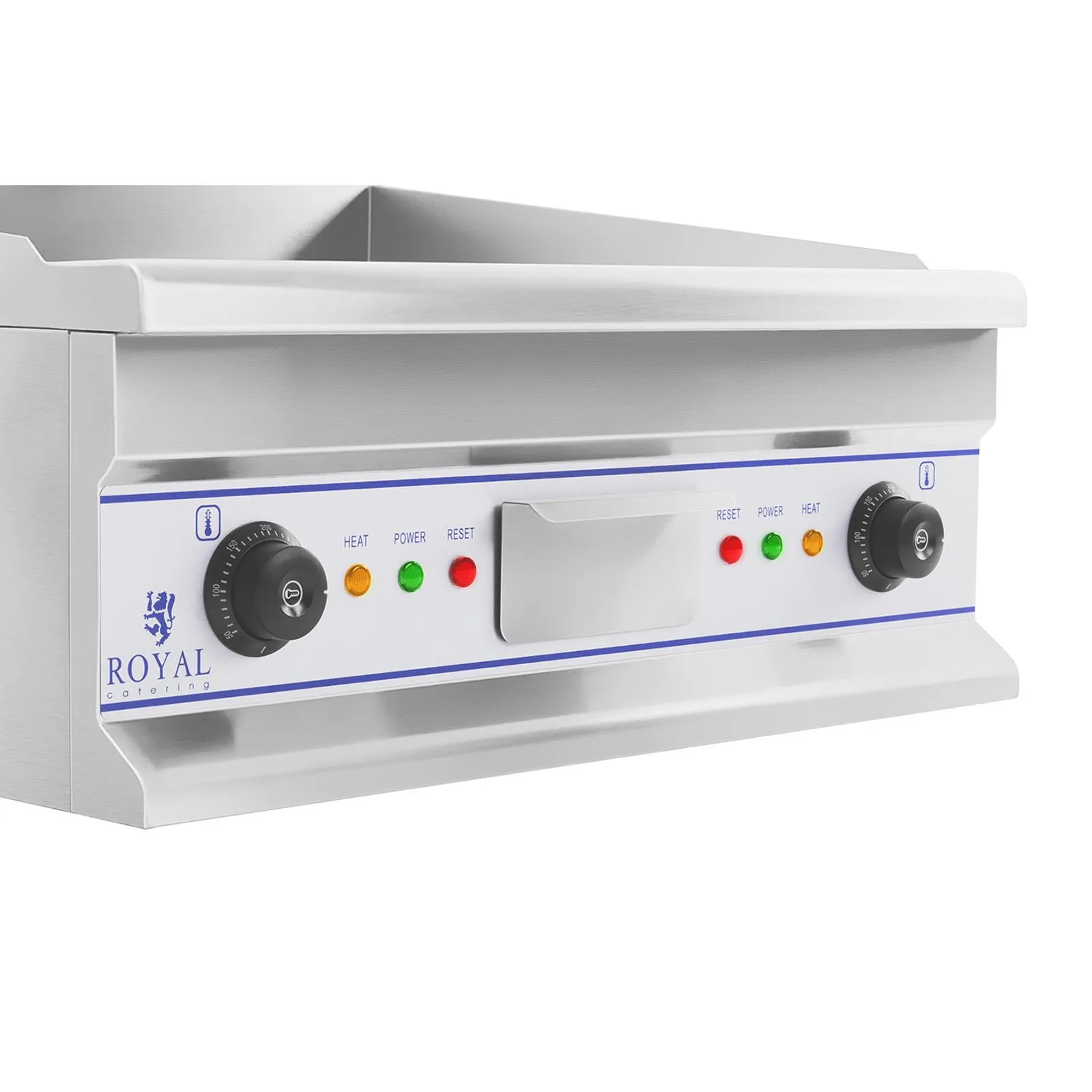 Placă de grătar netedă, plită electrică, 60 cm, 400 V, Royal Catering RCG 60S 5