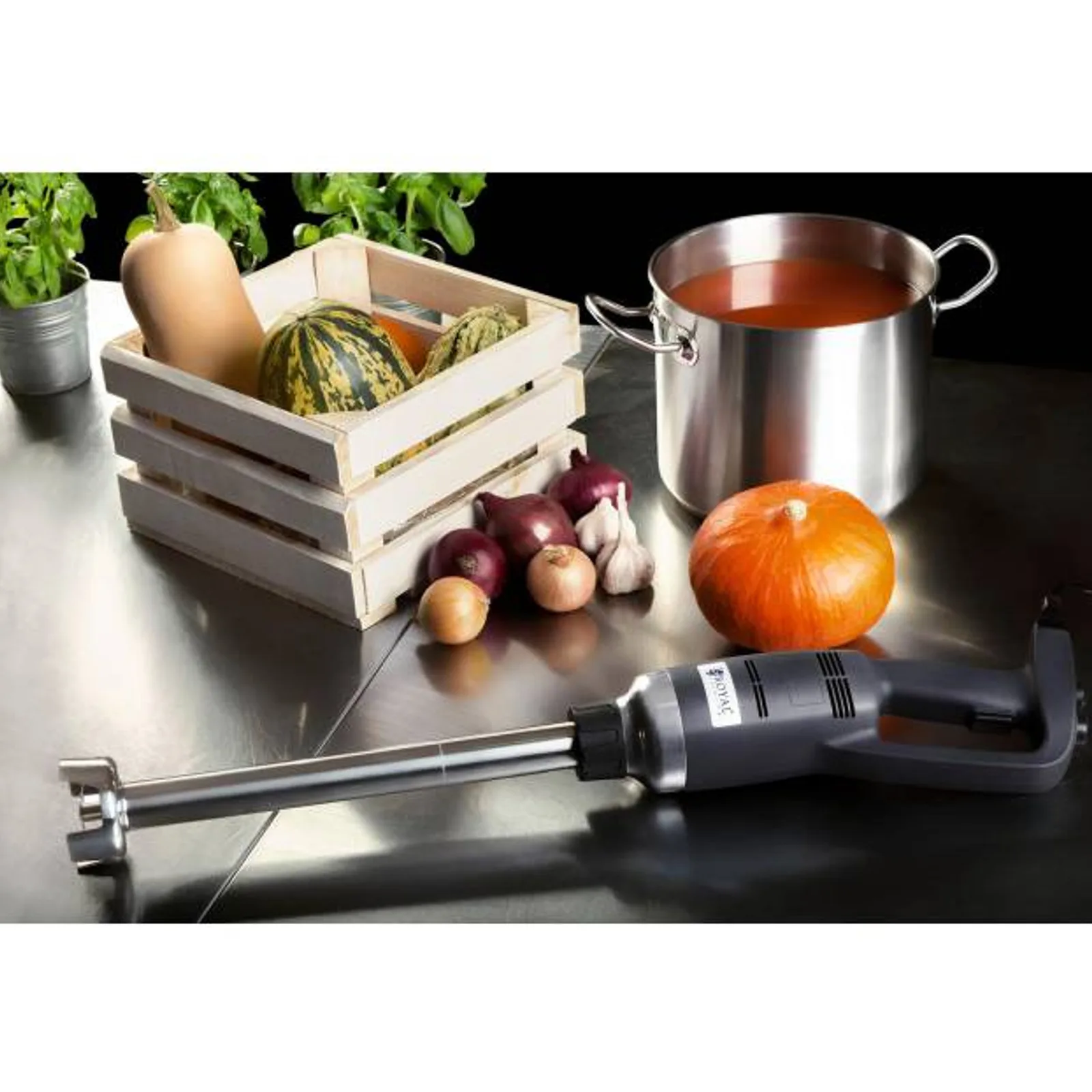 Erőteljes kézi turmixgép, 400 mm hosszú, 500 W, 230 V, Royal Catering 5