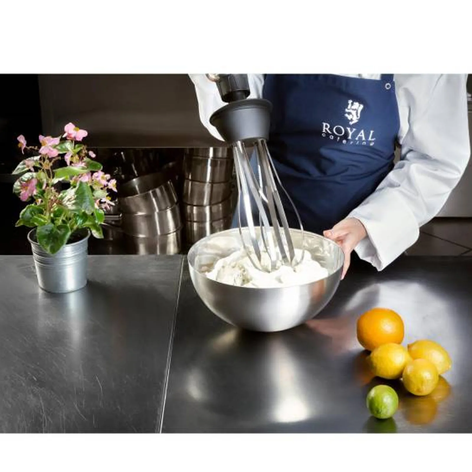Powerful 500W 230V hand blender with whisk by Royal Catering 8