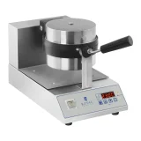 Rotačný vaflovač na okrúhle vafle veľkosti štvrťdolarovej mince, priemer 18 cm, 1300 W, RCWM-1300-RE 3