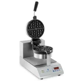 Rotačný vaflovač na okrúhle vafle veľkosti štvrťdolarovej mince, priemer 18 cm, 1300 W, RCWM-1300-RE 2