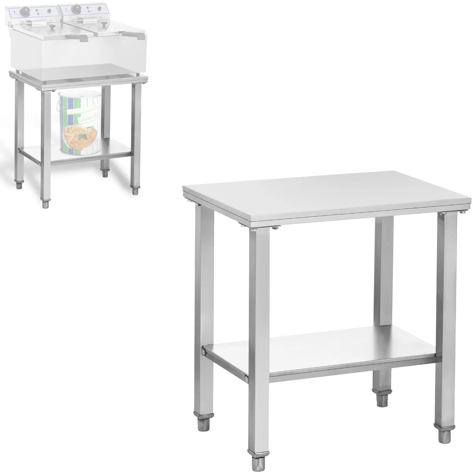 Univerzális állvány fritőzökhöz, 62 x 42 cm, max. 150 kg, Royal Catering RCSF-15D