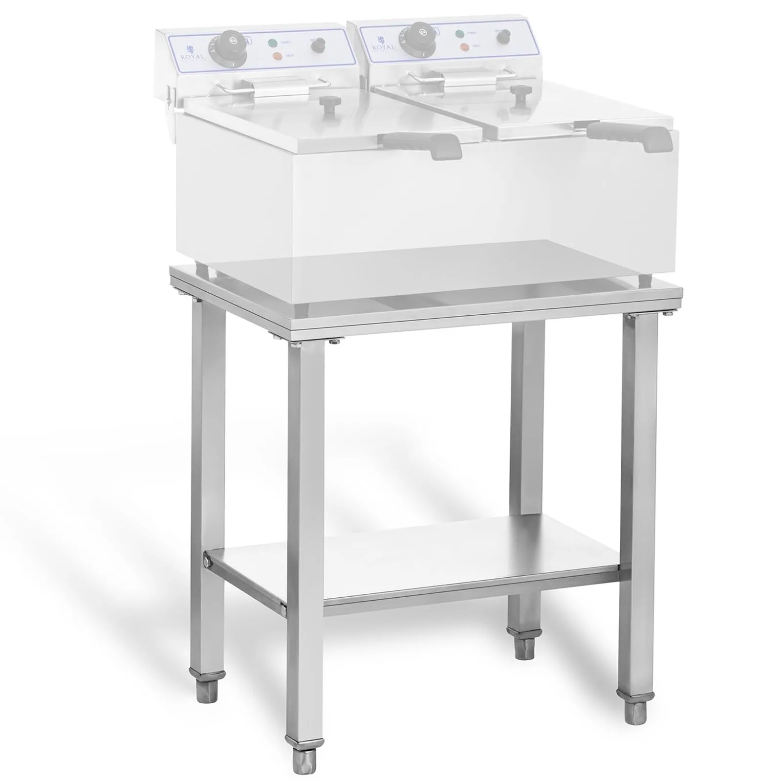 Univerzális állvány fritőzökhöz, 62 x 42 cm, max. 150 kg, Royal Catering RCSF-15D 2