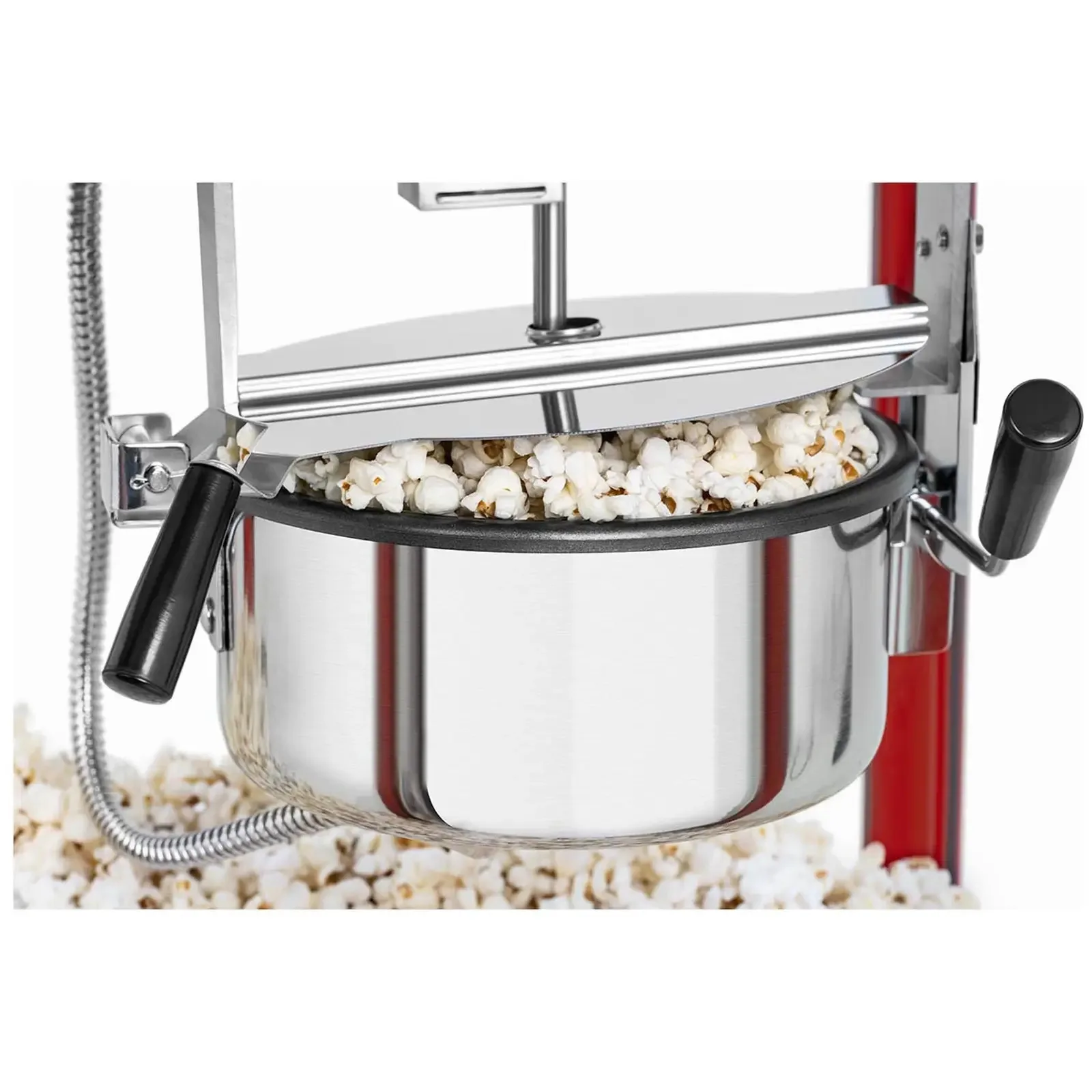 Maszyna do popcornu z niebieskim daszkiem TEFLON 1600W 5