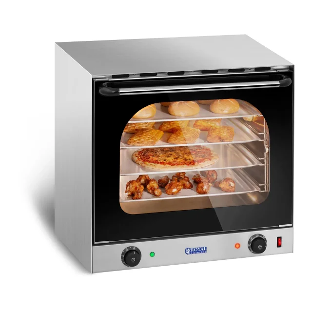 4 szintű konvekciós sütő 2400 W + 4 x tepsi