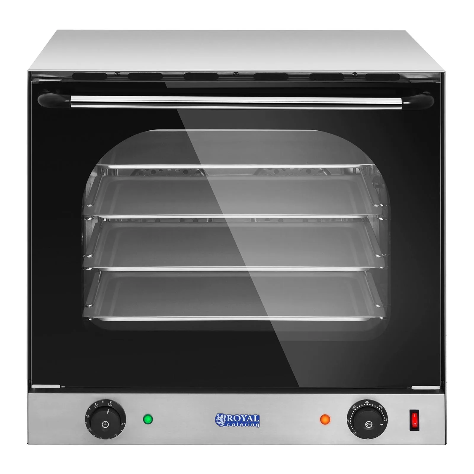4 szintű konvekciós sütő 2400 W + 4 x tepsi 4