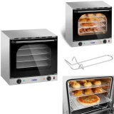 Cuptor cu convecție cu 4 niveluri, 2400 W + 4 tăvi