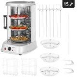MINI vertikalni 4-u-1 roštilj za ražnjiće, gyros, ribu i povrće, 1800 W, Royal Catering RCGV-1800 6