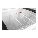 Congelator comercial cu încuietoare și capac din sticlă, până la -25 °C, 355 L 4