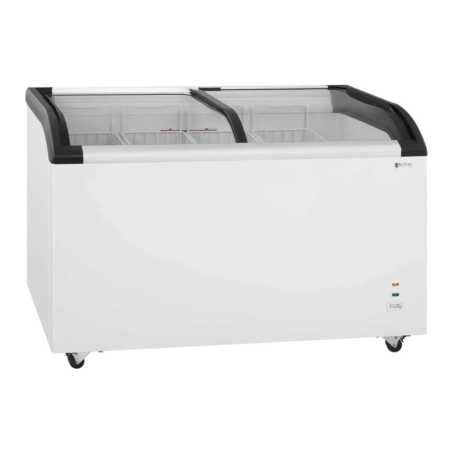 Congelator comercial cu încuietoare și capac din sticlă, până la -25 °C, 355 L Congelator comercial cu încuietoare și capac din sticlă, până la -25 °C, 355 L