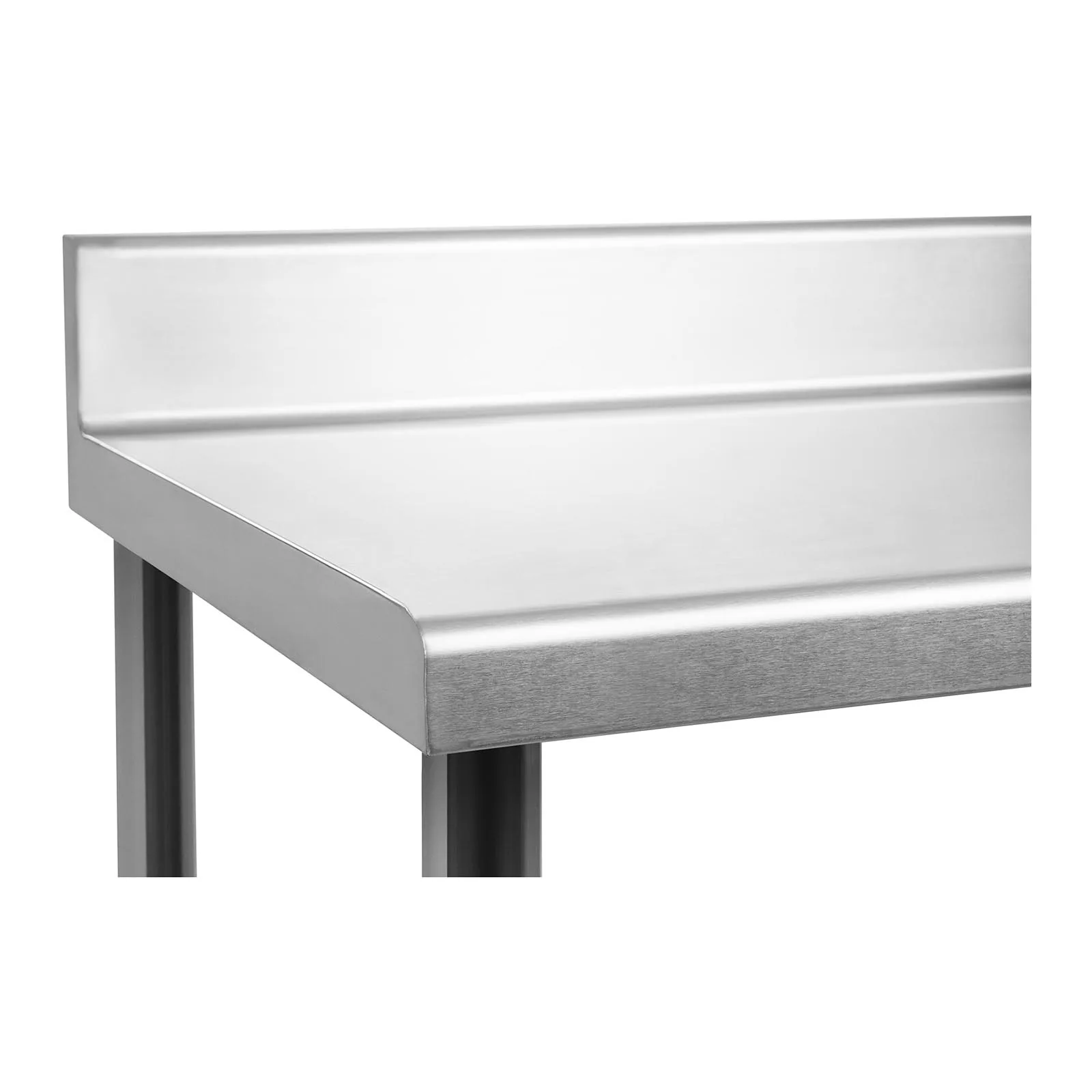 Stół blat roboczy gastronomiczny z rantem stalowy nierdzewny 120x60cm 3
