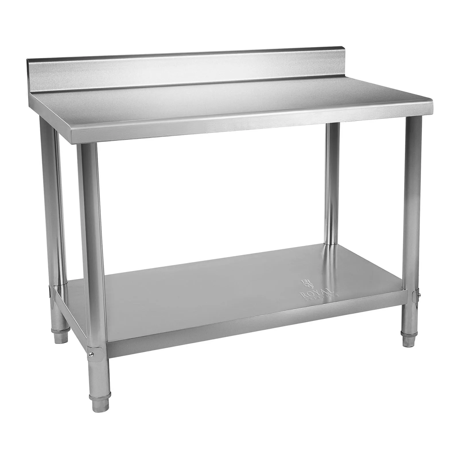 Stół blat roboczy gastronomiczny z rantem stalowy nierdzewny 120x60cm 2