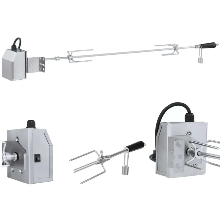 Elektromos forgóspit grillhez, 2 fordulat/perc, 105 cm