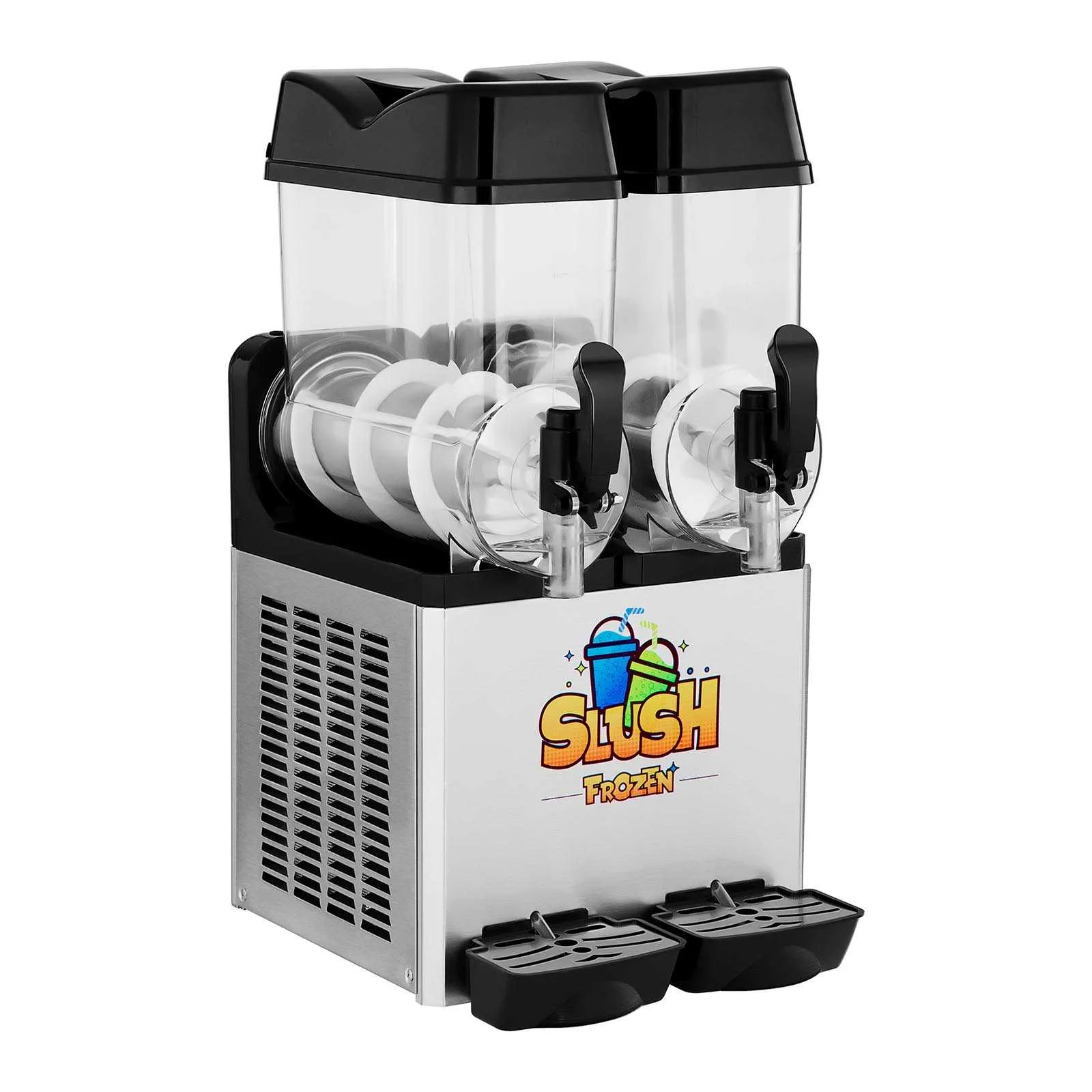 Granitor aparat, stroj za slush i granitu, dvostruki 2x 12 L 3