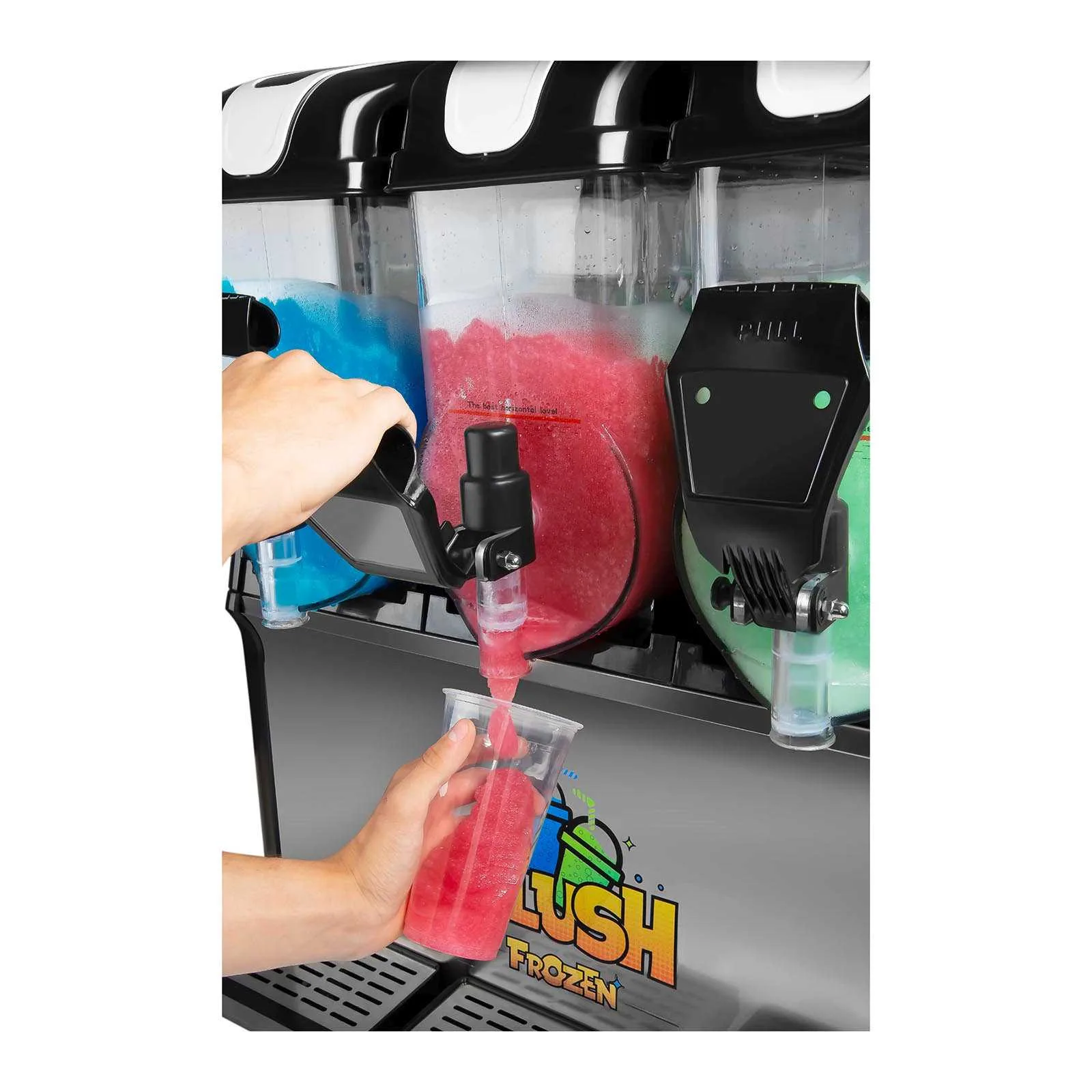 Granitor aparat za granitu, trodijelan, 3x 15 L 4