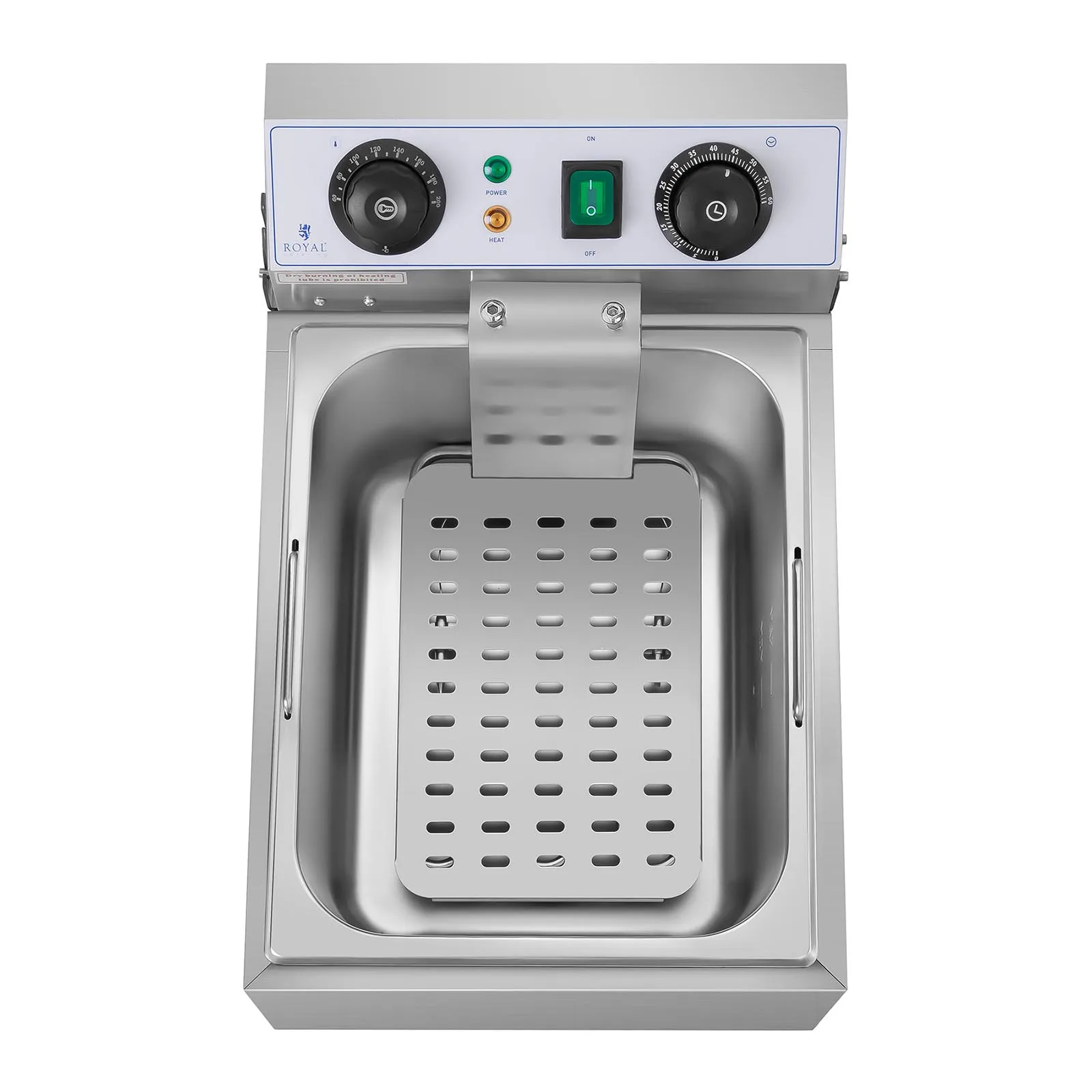 TIMER 230 V 3200 W 10 l-es elektromos ipari sütő hőmérséklet-szabályozóval 4