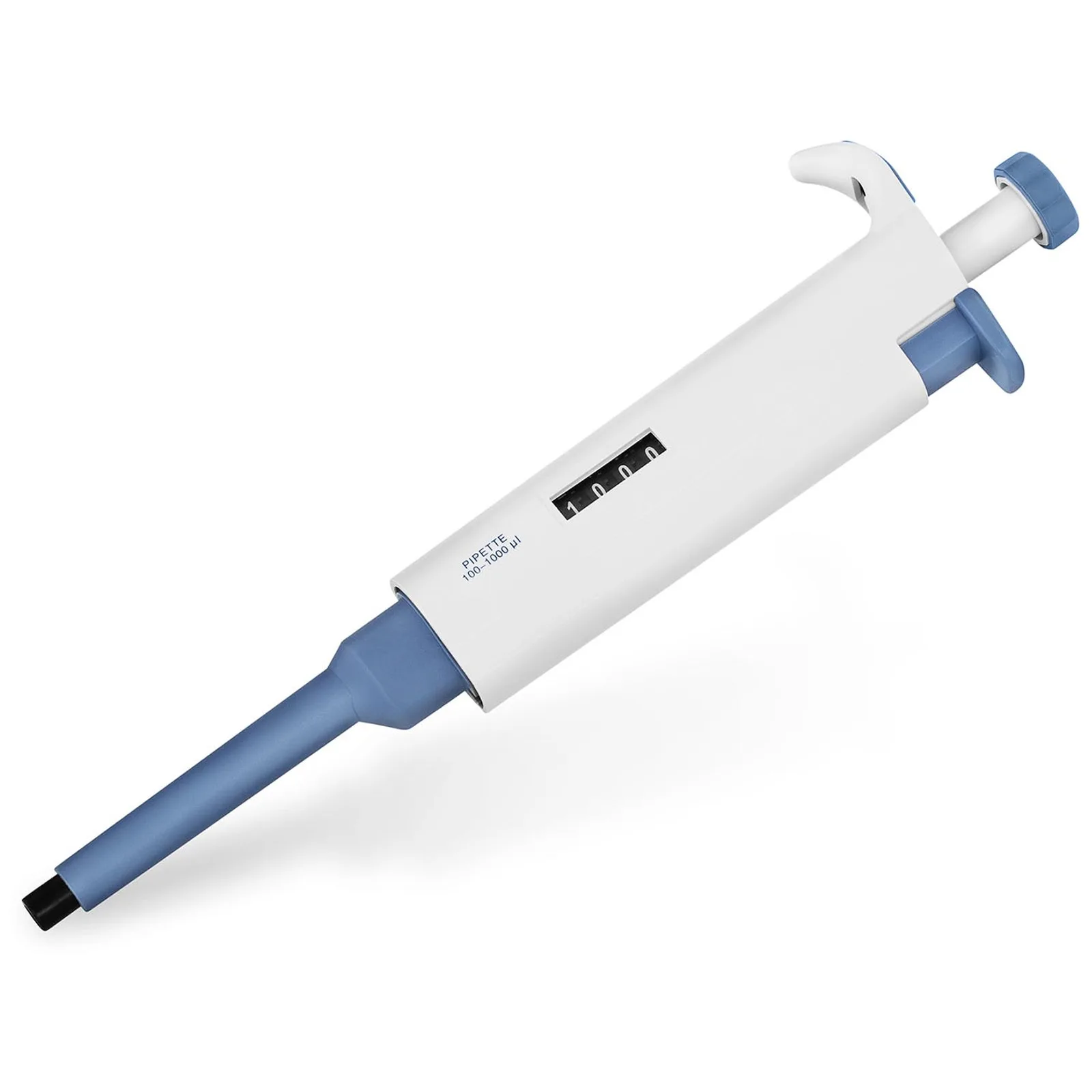 Egycsatornás laboratóriumi mikropipetta 100–1000 µl + 100 csúcs