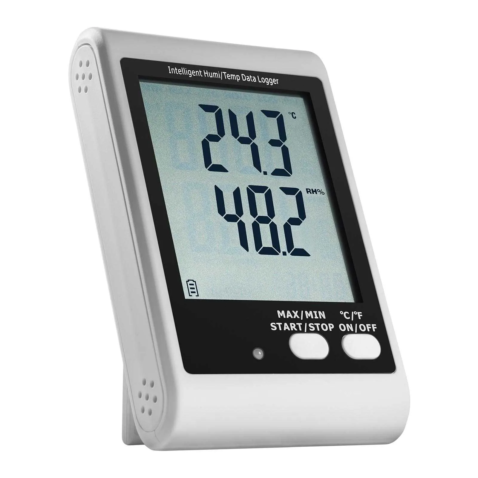 Termohigrometar, zapisivač temperature i vlažnosti, raspon 0–100% RV, -35–70 °C, USB 2
